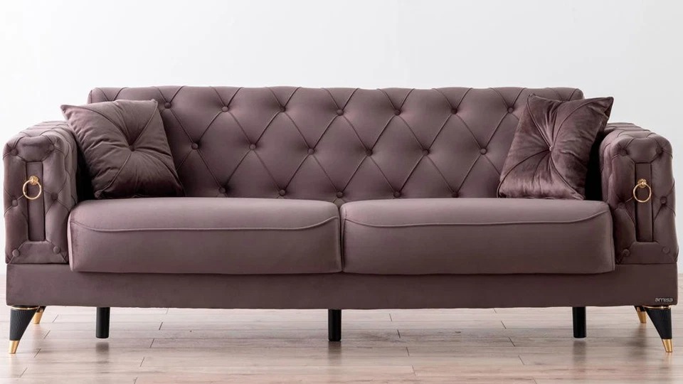 Elegantes 3-Sitzer Sofa Modernes Design für stilvollen Komfort im Wohnbereich