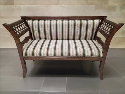 Polsterbank Designer Wohnzimmer Beige Klassische Sitzmöbel Luxus Sofort