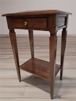 Beistelltisch Schublade Barock Braun Couchtische Klassischer Couchtisch Sofort