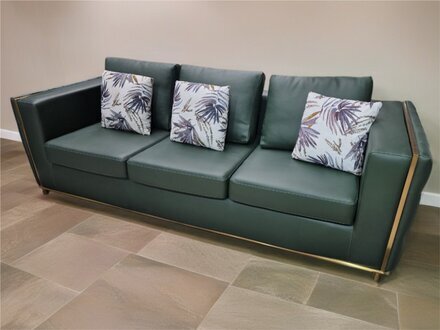 Ledersofa Couch Wohnlandschaft Garnitur Design Modern Sofas Sofa 3 Sitzer Sofort