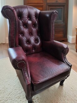 Chesterfield Braun Sessel Loungesessel Clubsessel Cocktailsessel Leder Sessel Sofort