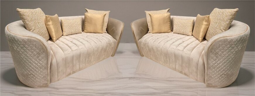 Ovales Sofa Sofas zweisitzig Möbel Sofa Einrichtung Wohnzimmer Sofas Sofort