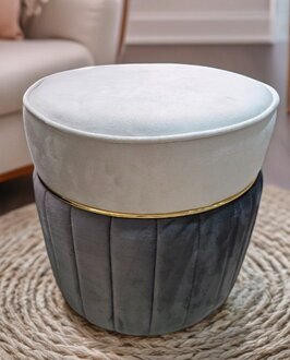 Hocker Pouf für das Wohnzimmer Weiche Bank Fußstütze Sofort
