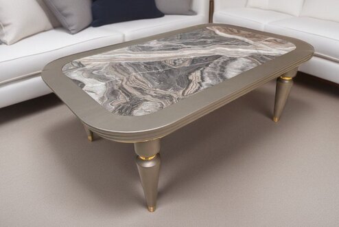 Klassischer luxuriöser Couchtisch Designertisch Beistelltische Sofort