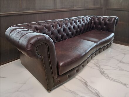 Big Sofa Couch 255 cm Polster Sofas 4 Sitzer 100% Echtleder Sofort