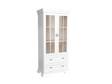 Vitrinenschrank Anrichte Buffet Schrank Glasvitrine Schubladen Regale