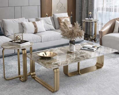 Couchtisch Tisch Beistelltisch Wohnzimmer Moderne Set Tische 2tlg. Sofort