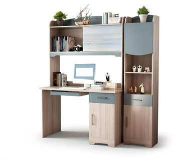 Klassische Schreibtisch Holz mit Schrank Jugendzimmer Möbel Sofort