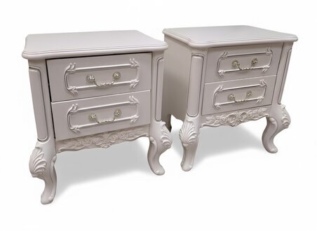 Nachttisch Nachtschrank 2er Set Kommode Beistelltisch mit Schublade Neu Sofort