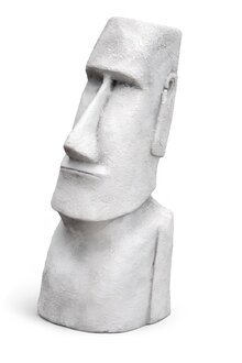 Moai Statue Skulptur Figur Designer Garten Terrasen Deko Skulpturen 76cm Sofort