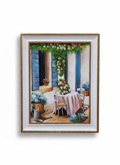 Handgemaltes modernes Ölkunstwerk auf robuster Canvas-Leinwand Sofort