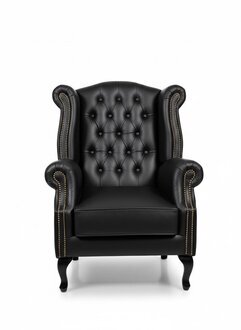 Echtes Leder Sessel Sofa Couch Chesterfield Ohrensessel 100% Leder Sofort