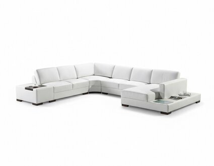 Ledersofa Ecksofa Sofa Wohnlandschaft Polster Sitz Eckgarnitur XXL Big Sofas Sofort