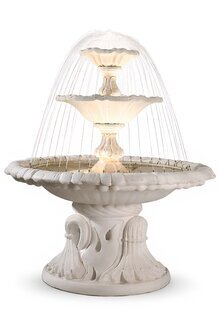 Springbrunnen Fontäne Fontaine Brunnen Wasserspiel Römische Garten Deko Neu Sofort