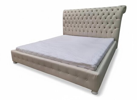 Hotelbett Luxus-Design Polsterbett mit stabilem Bettgestell Sofort