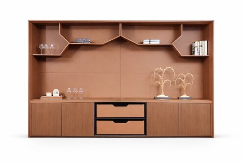 Büro Akten Regal Schrank Holz Regale Schränke Office Wohnzimmer Design Sofort