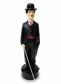 Design Chaplin Figur Statue Skulptur Figuren Skulpturen Dekoration Deko Sofort