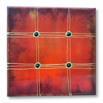 Ein einzigartiges abstraktes Gemälde, kunstvoll mit hochwertigen Ölfarben Sofort