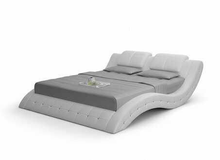 Luxus Leder Design Polster Betten Doppel Modernes 180x200cm Liegefläche Sofort