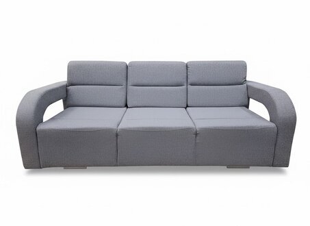 Elegante graue 3-Sitzer Couch Perfekt für Wohnzimmer und Büroräume Sofort