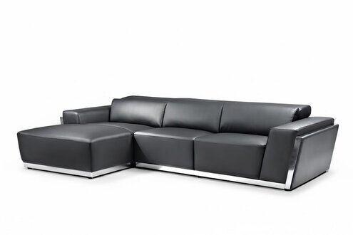 Multifunktions Wohnzimmer Ecksofa Garnitur Ledersofa Sitz Ecke Sofa Couch Sofort
