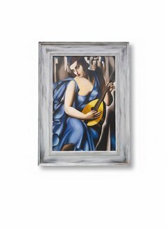 Zeitgenössische Ölgemälde mit minimalistischen klaren Linien Sofort