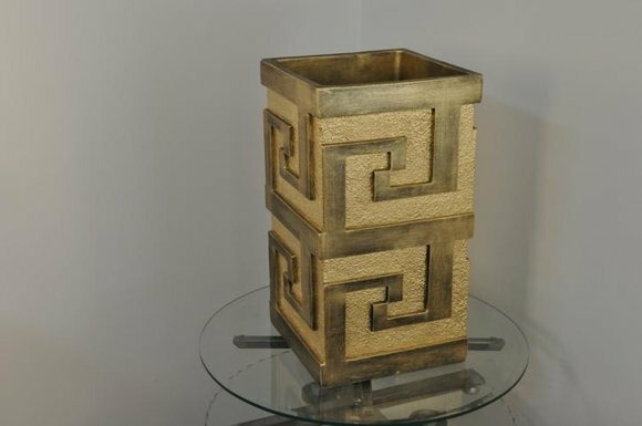 XXL Deko Vase Blumen Design Boden Dekoration Topf Antik Stil Raum