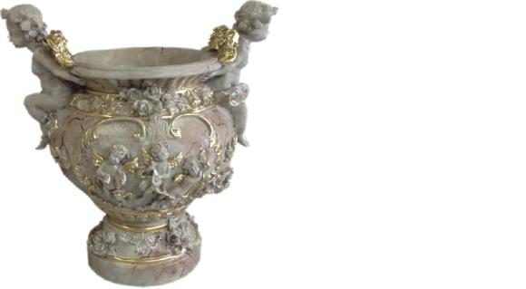 XXL Vase Tisch Dekoration Deko Vasen Antik Stil Skulptur Figur Kelch Rom
