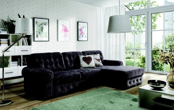 Polster Schlaf Eck Sitz Sofa Polster Garnitur Wohnlandschaft Sofas Couchen Neu