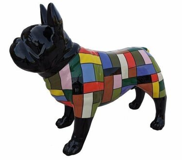 Deko Hund Figur Statue Skulptur 75cm Figuren Statuen Skulpturen Dekoration