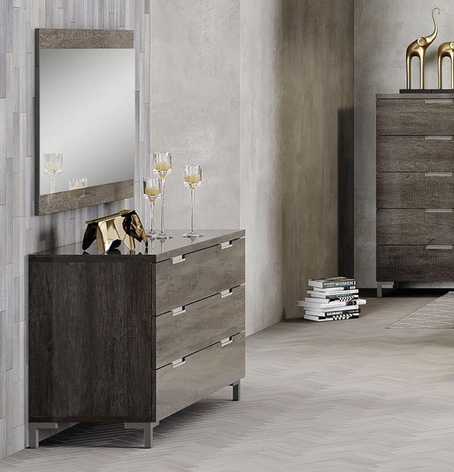 Set Kommode Spiegel Holz Kommoden Kommodenschrank Modern Gruppe Sideboard Möbel