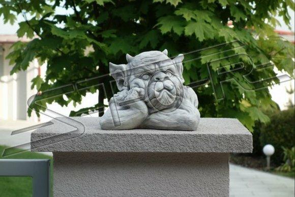 Troll 19cm Skulptur Design Figur Statue Garten Figuren Statuen Skulpturen