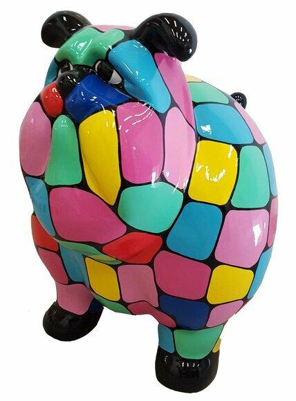 Moderne Dekoration Haus Garten Deko Figur Statue Skulptur Abstrakt Hund