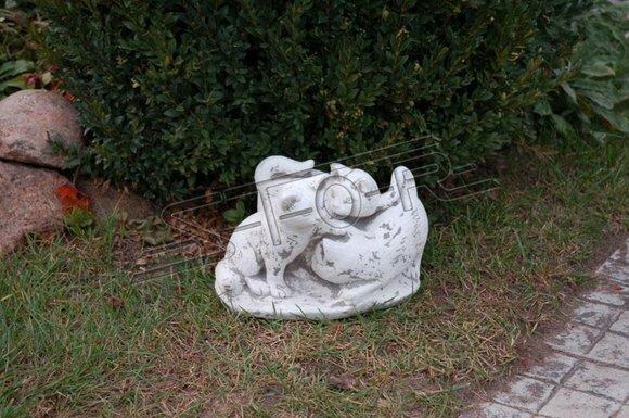 Garten Dekoration Katze Terrasse Stein Figuren Figur Deko Statue Skulptur