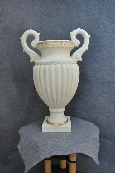 Design Blumen Vase Pokal Kelch Vasen Schalen XXL Boden Schale Römischer