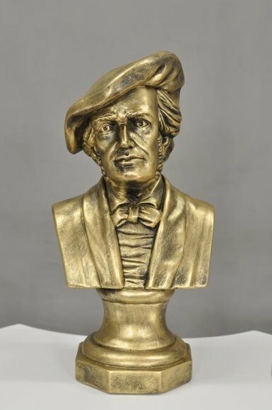 Design Büste Wagner Figur Statue Skulptur Figuren Dekoration Skulpturen