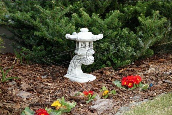 Japanischer Garten Dekoration Lampen Beleuchtung Vogel Tränke Figur
