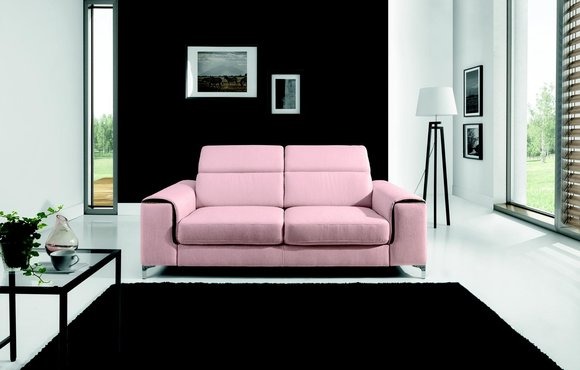 Design Polster Sitz Couch 2 Sitzer Garnitur Sofa Sofas Couchen Textil Stoff Neu