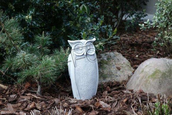 Garten Dekoration Eule Terrasse Stein Figuren Figur Deko Statue Skulptur