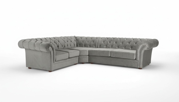 Couch Polster Chesterfield Sofa Maßfertigung Couchen Sofas Garnitur 245x308cm