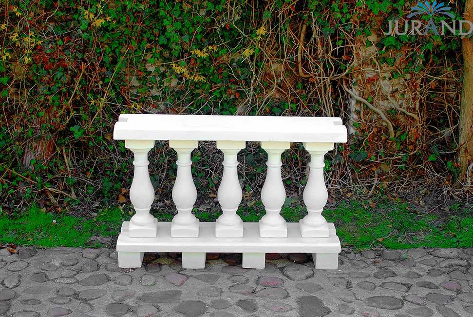 Balustraden 7 Meter Zaun Baluster Balustrade Geländer Balkon Säule Gartenzaun