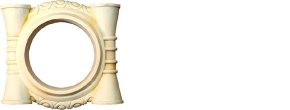 Säulen Fuß Umrandung Stand Fuß Rund Runder Neu Stütze für Säule