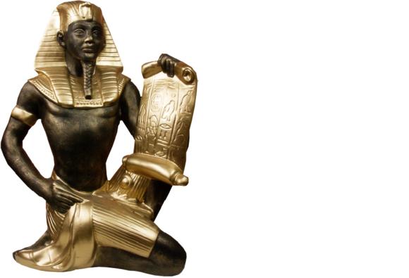Design Ägyptischer Figur Pharao Statue Skulptur Skulpturen Dekoration
