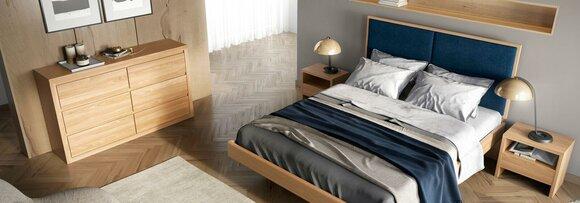 Massivholz Bett 180x200 Doppelbett massiv Echt Hozbett Vollholzbett Betten Neu
