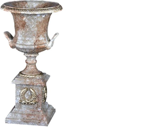 XXL Vase Tisch Dekoration Deko Vasen Antik Stil Skulptur Figur Kelch Rom