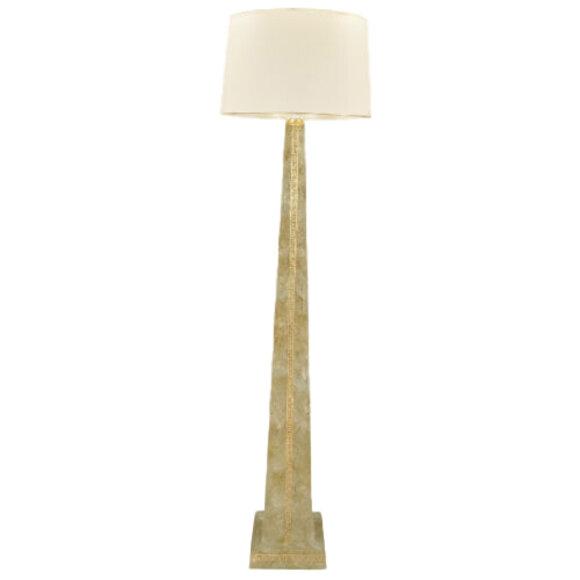 Design Stehllampe Designer Steh Leuchte Lampe Schirm Pyramide Leuchten