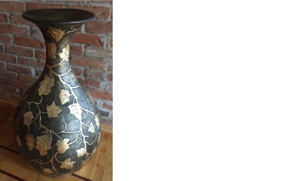 XXL Vase Tisch Dekoration Deko Vasen Antik Stil Skulptur Figur Kelch Rom