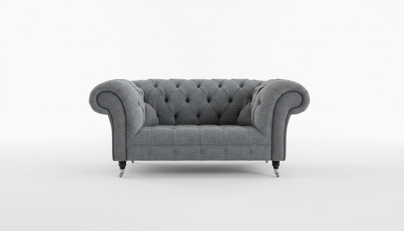 2 Sitzer Couch Chesterfield Leder Polster Sofa Couchen Sofas Designer Neu