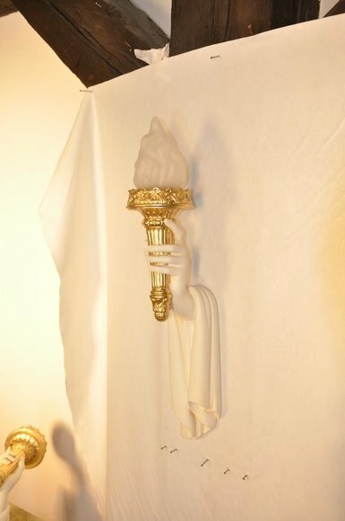 Klassische Fackel Wandleuchte Leuchten Wand Lampe Lampen Leuchten