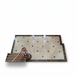 30x30 Luxus Marmor Boden Naturstein Boden Belag Wand Fliesen Crema Fliese 10m²